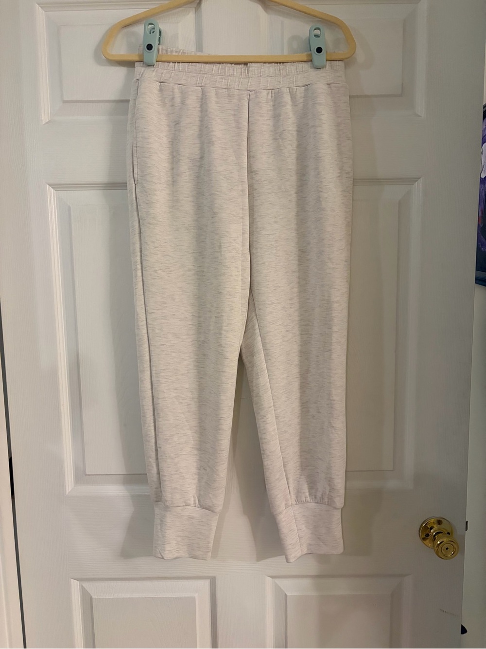 Varley The Slim Cuff Pant 25 double soft oatmeal gray jogger women’s medium